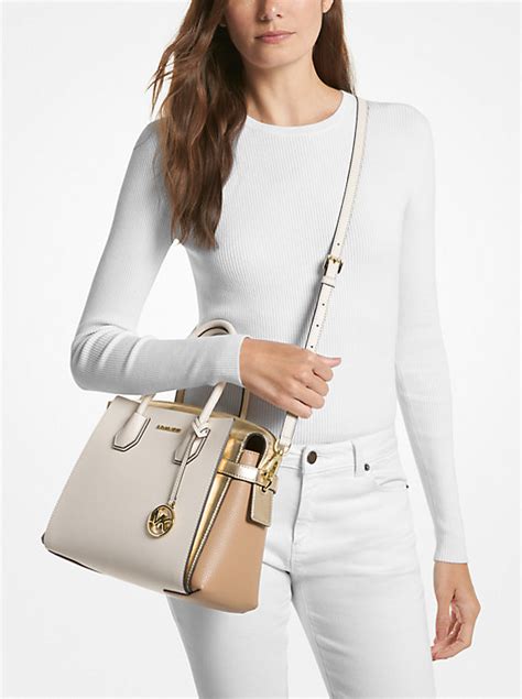 michael kors mercer medium oyster|michael kors mercer belted satchel.